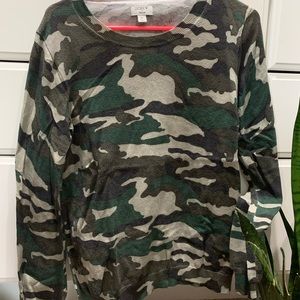 J.Crew Camouflage sweater